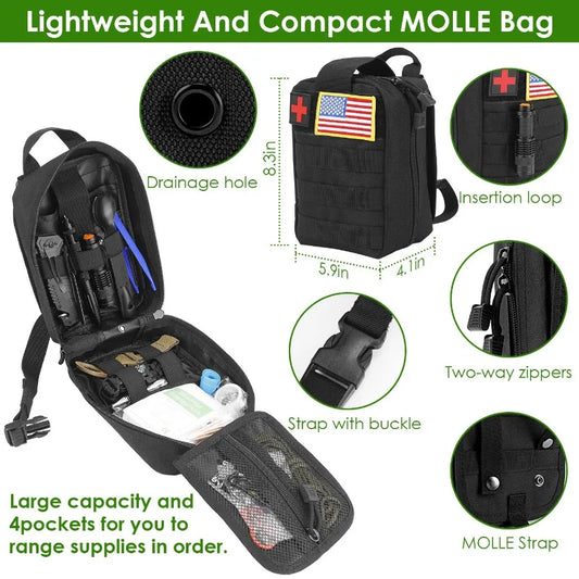 47Pcs Emergency Survival Kit