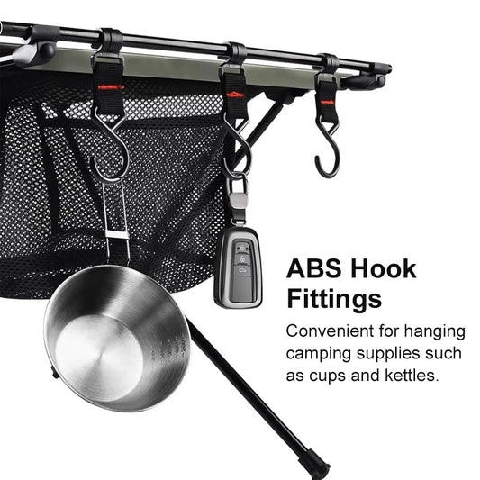 Folding Table with Storage Mesh Bag