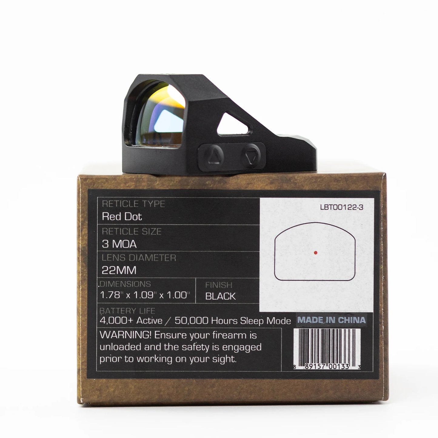 1x27 3MOA Green/Red Dot Sight