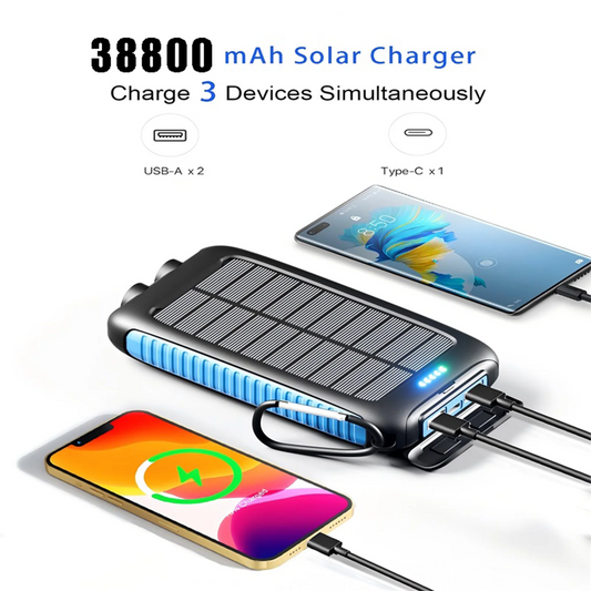 Solar Power Bank Portable Charger
