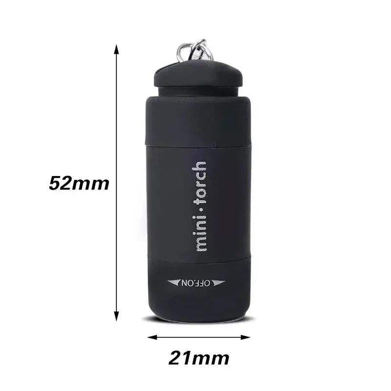 Led micro pocket flashlight portable