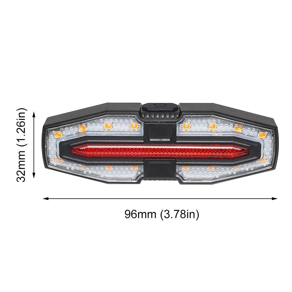 Bicycle Taillight with Turn Signals
