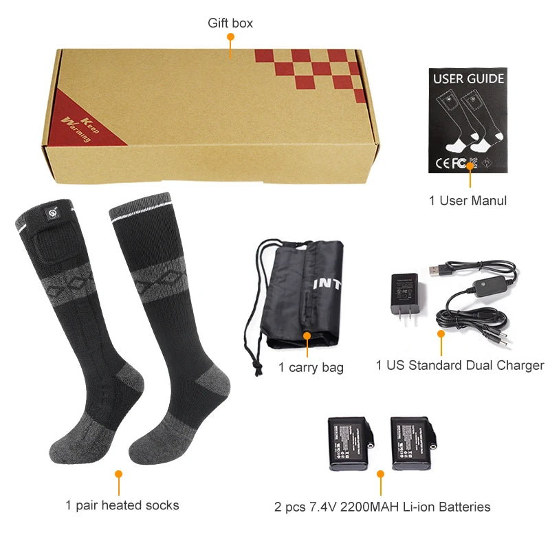 Rechargeable Heated Socks
