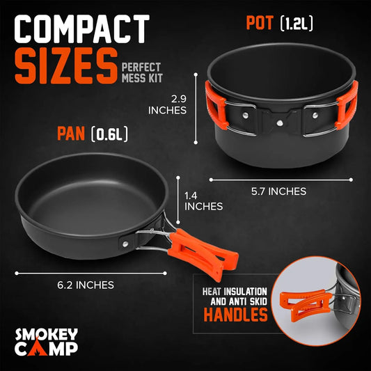 Camping Cookware Kit with Stove