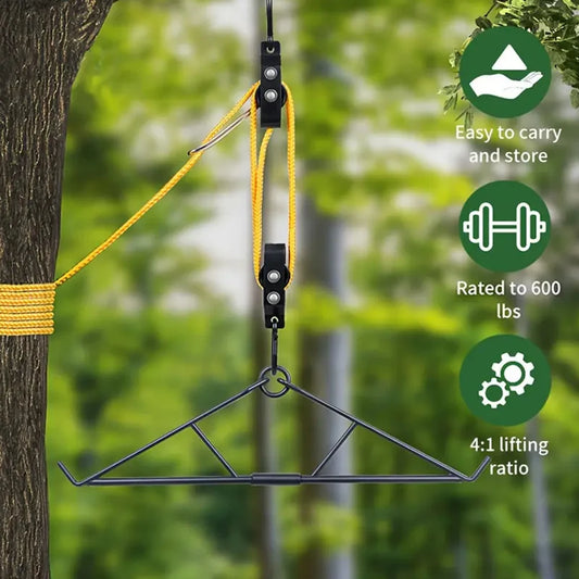 Elk Hoist Pulley Lift System