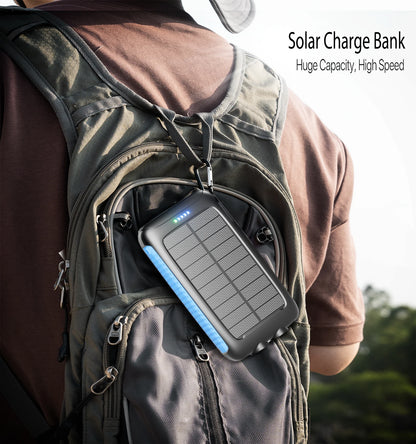 Solar Power Bank Portable Charger