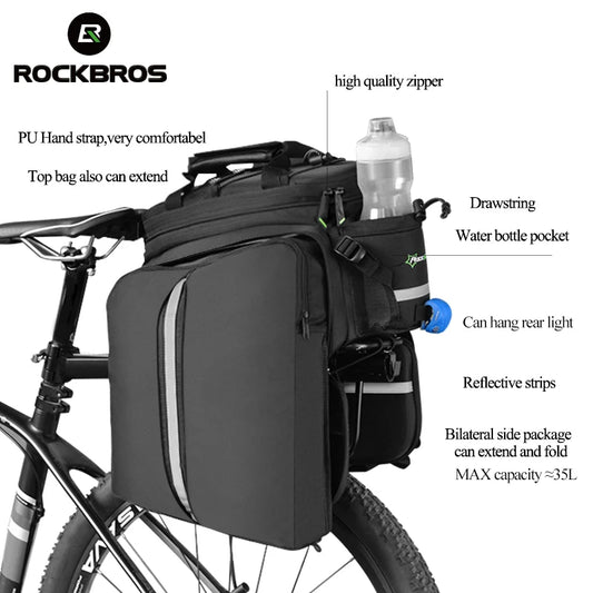 Bike Panniers Carrier 3 In 1