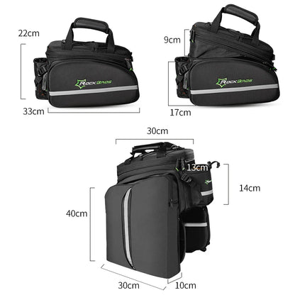 Bike Panniers Carrier 3 In 1