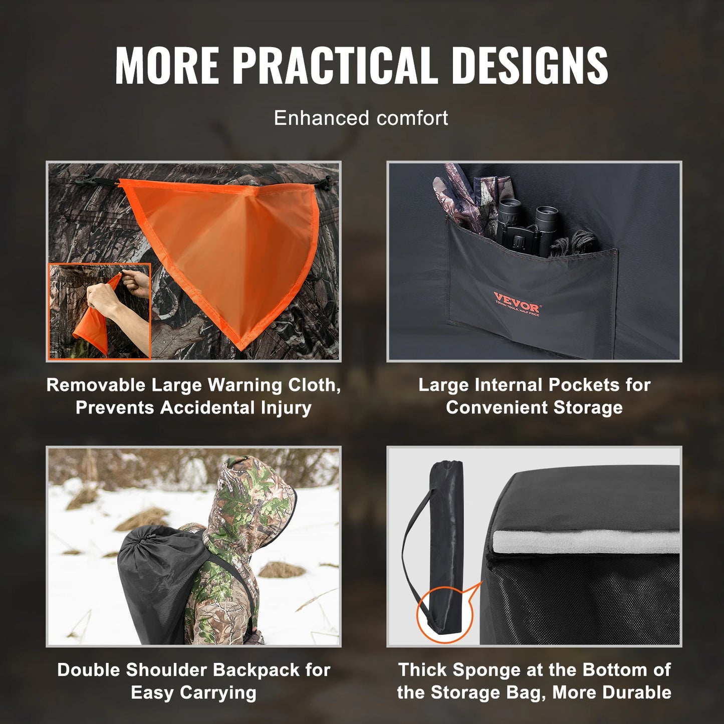 270° See Through Ground Blind