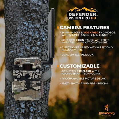 Trail Cameras Defender Vision