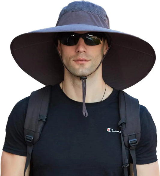 Ultra-wide bucket hat