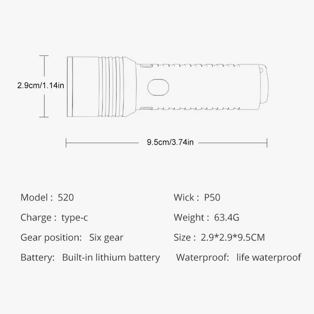 Rechargeable Torch Light