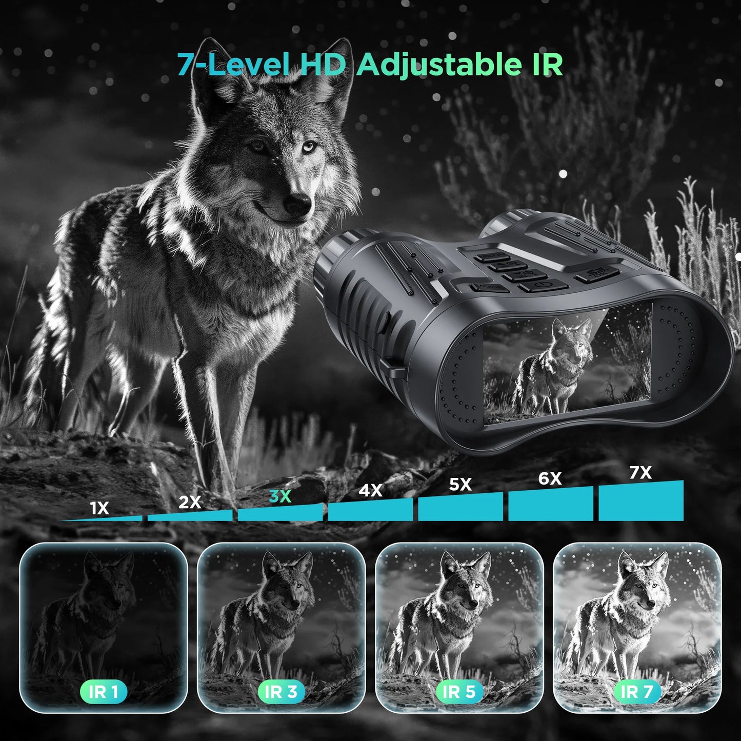 Rechargeable Night Vision Telescope
