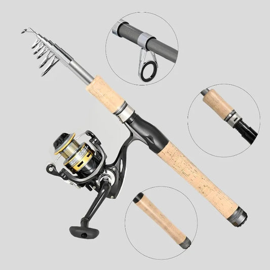Two Carbon Fiber Fishing Pole