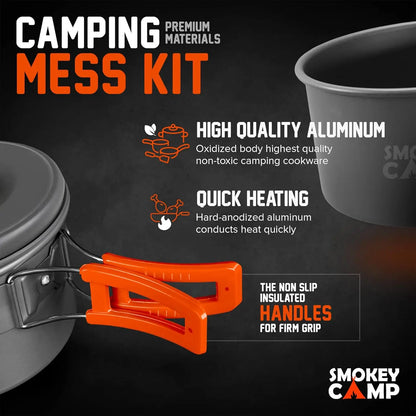 Camping Cookware Kit with Stove