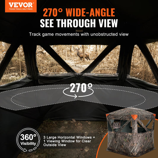 270° See Through Ground Blind