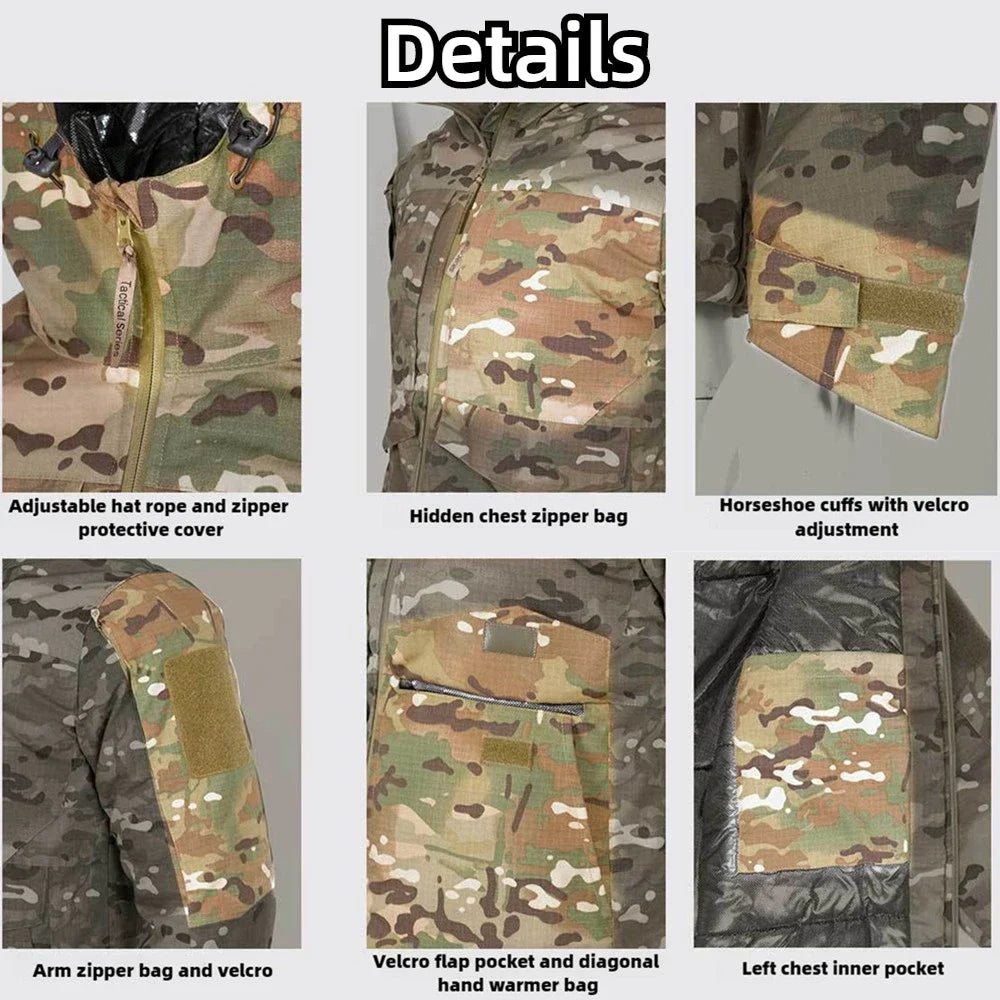 Men Winter Hiking Tactical Jacket