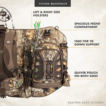 Camouflaged Bow Hunting Pack