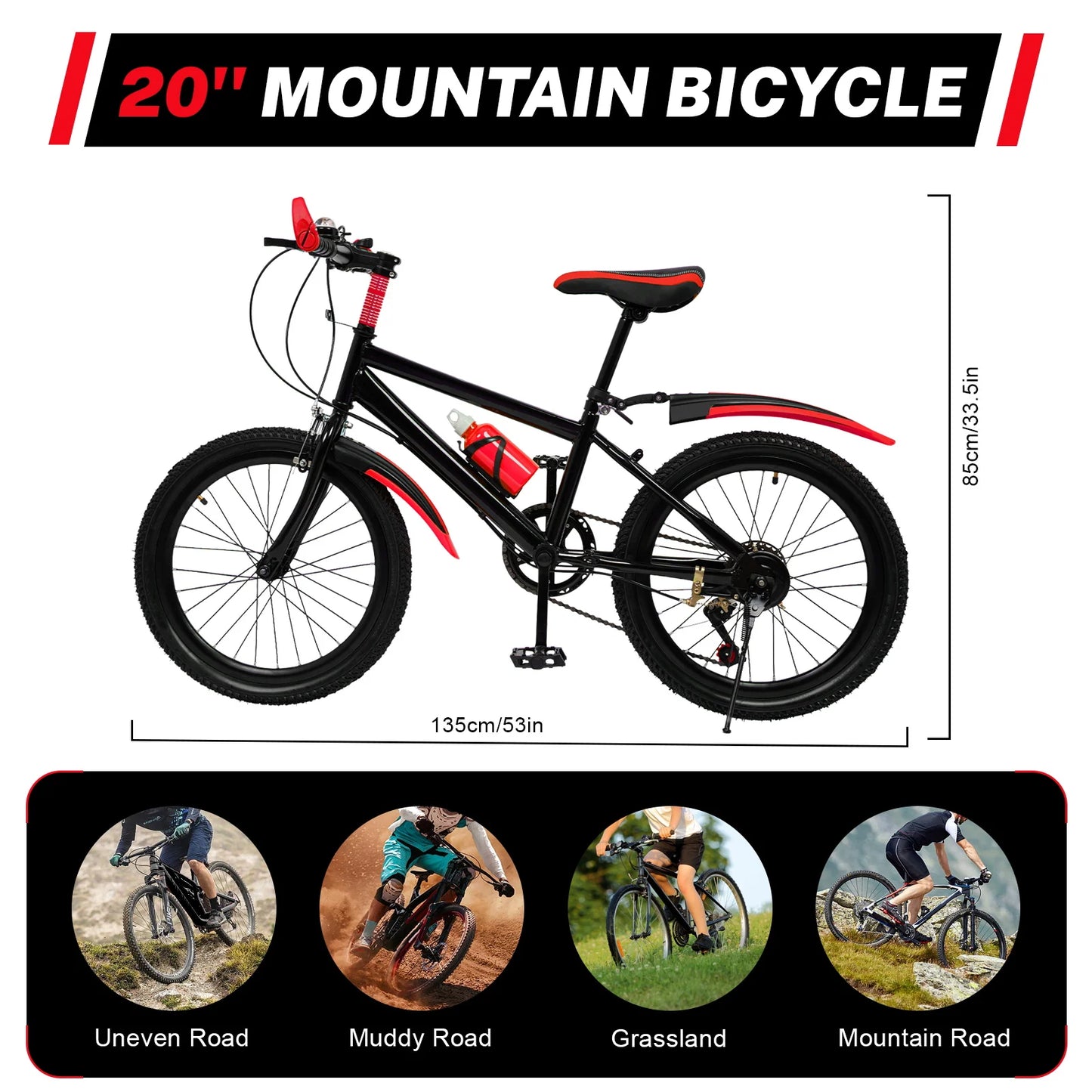 7 Speed Child Mountain Bike