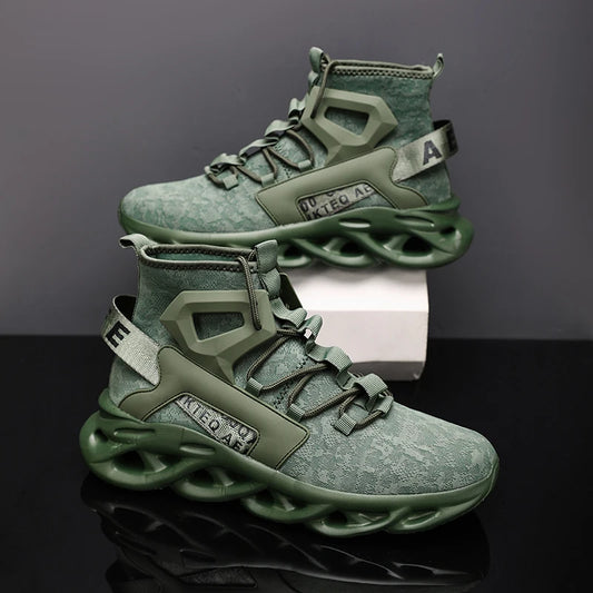 Men's minimalist high top outdoor sports shoes