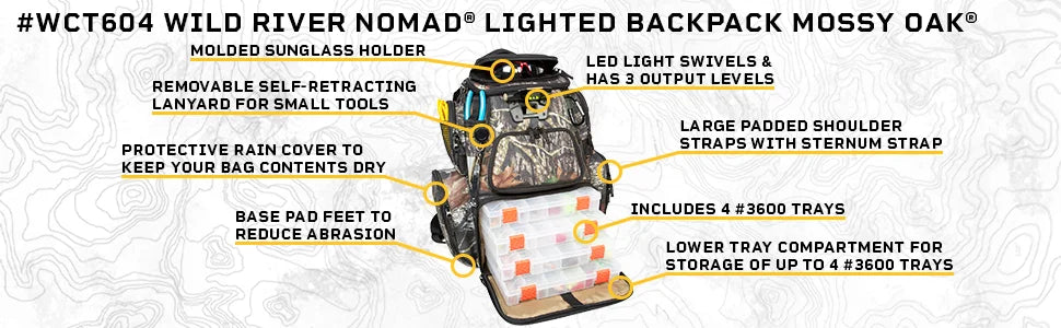 Tackle LED Lighted Backpack