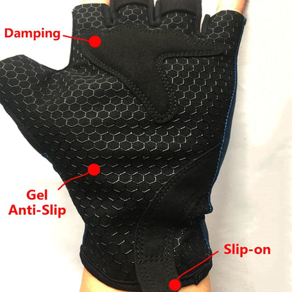 Cycling Gloves Half Finger Team