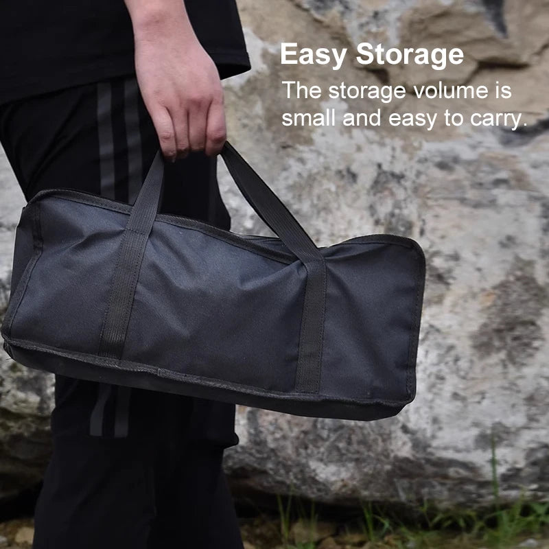 Folding Table with Storage Mesh Bag