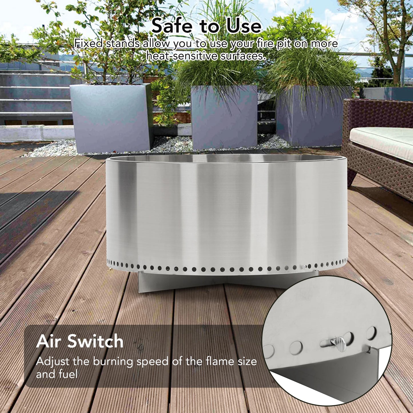 Smokeless Fire Pit