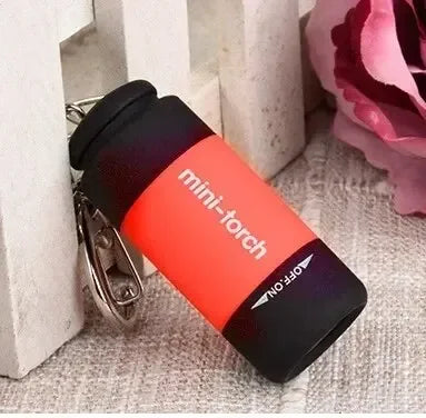 Led micro pocket flashlight portable