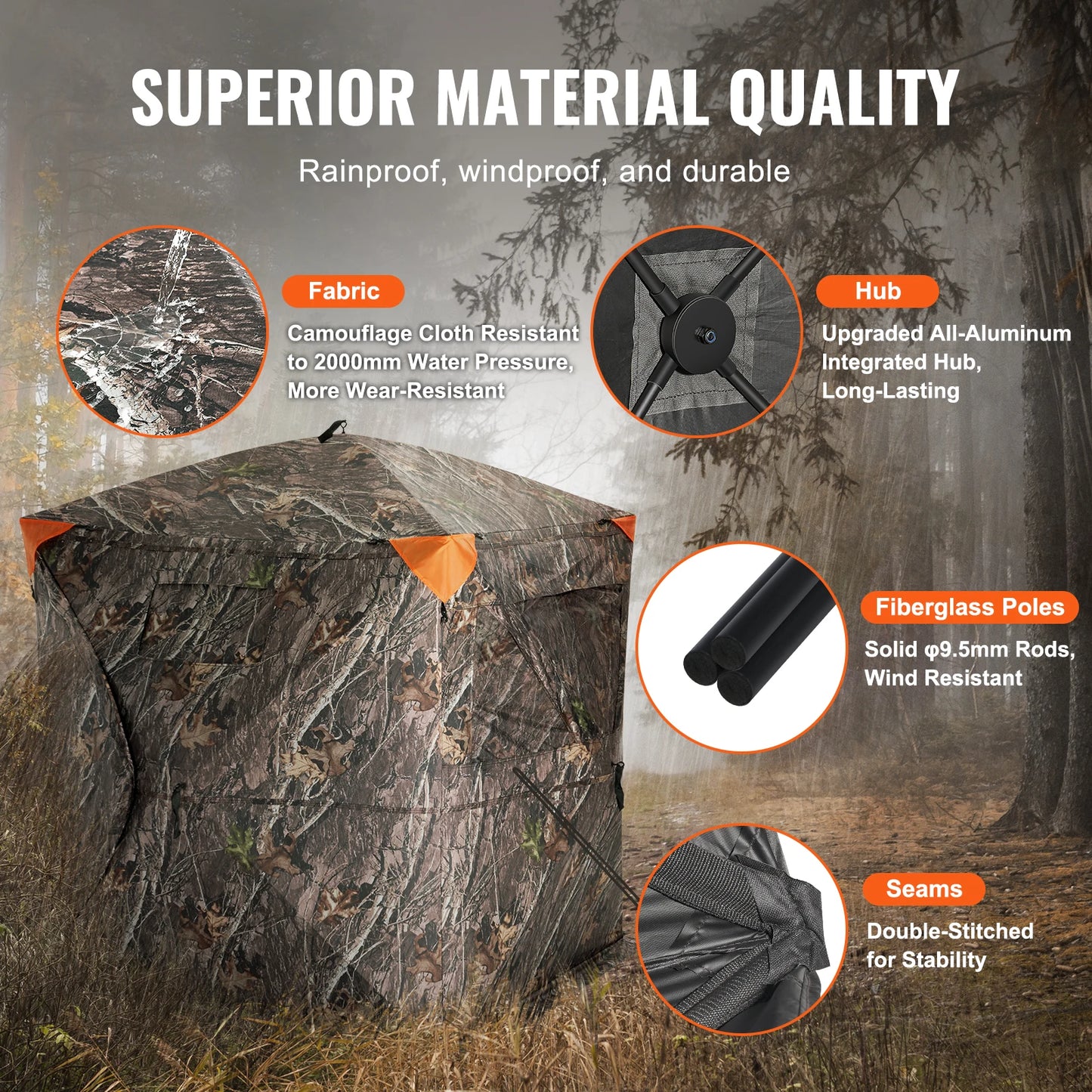 270° See Through Ground Blind