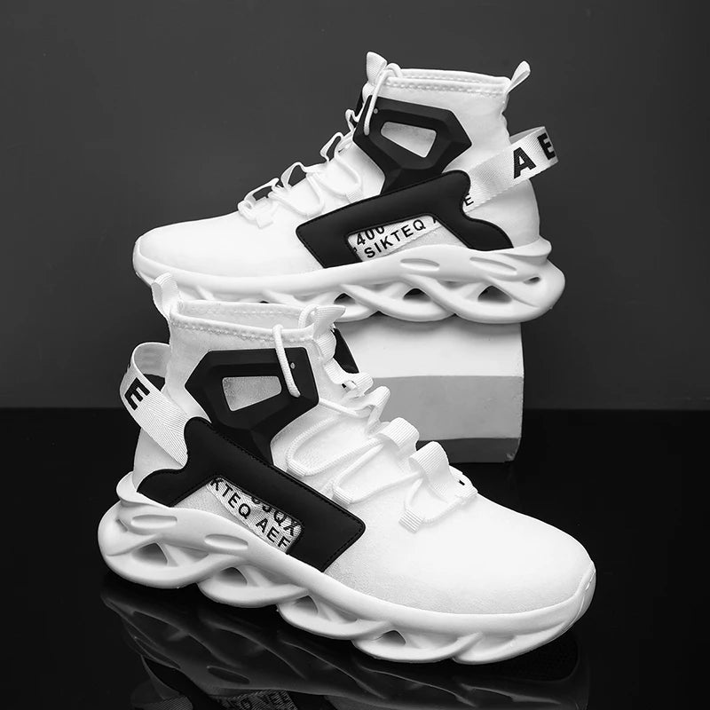 Men's minimalist high top outdoor sports shoes