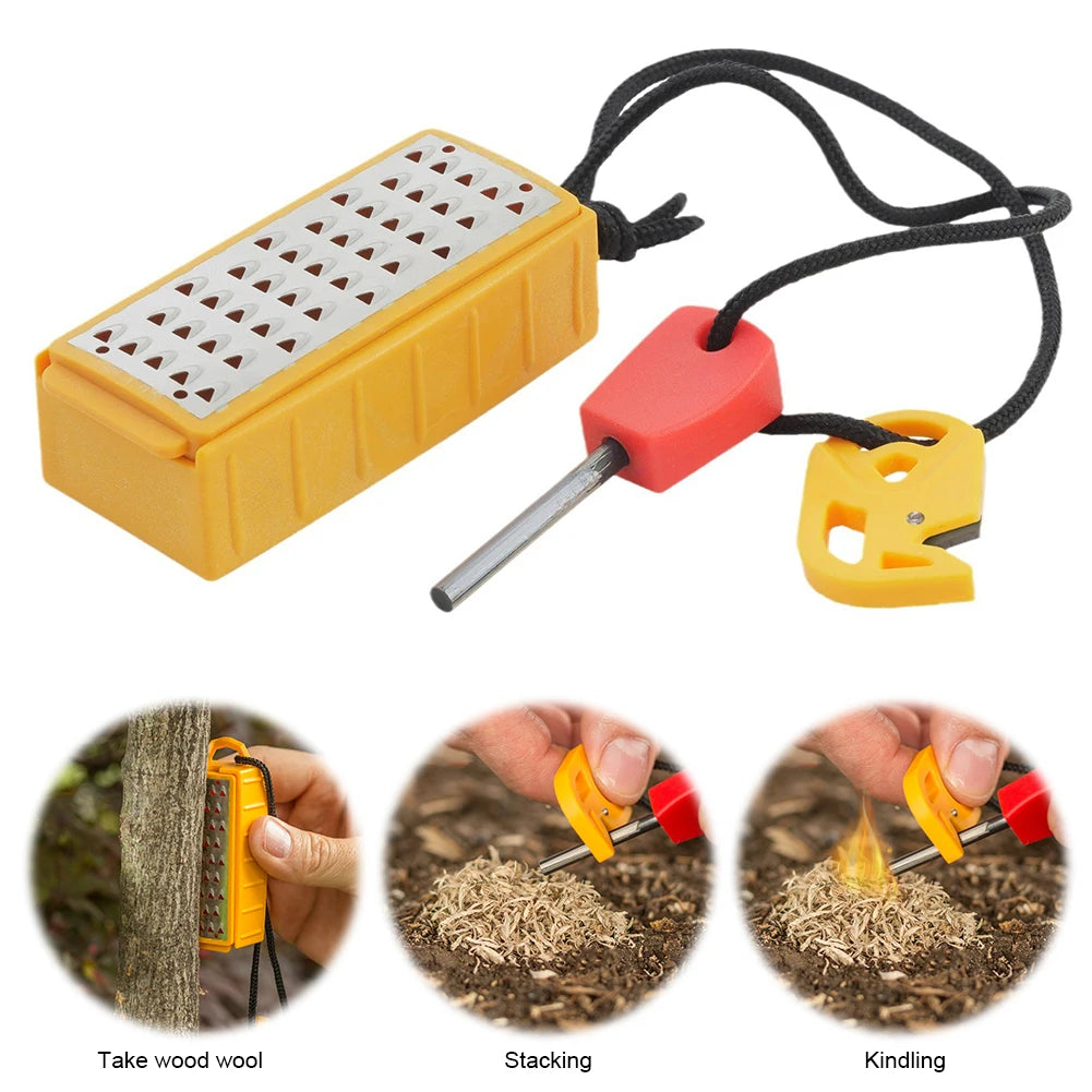 Fire Starter with Tinder Maker