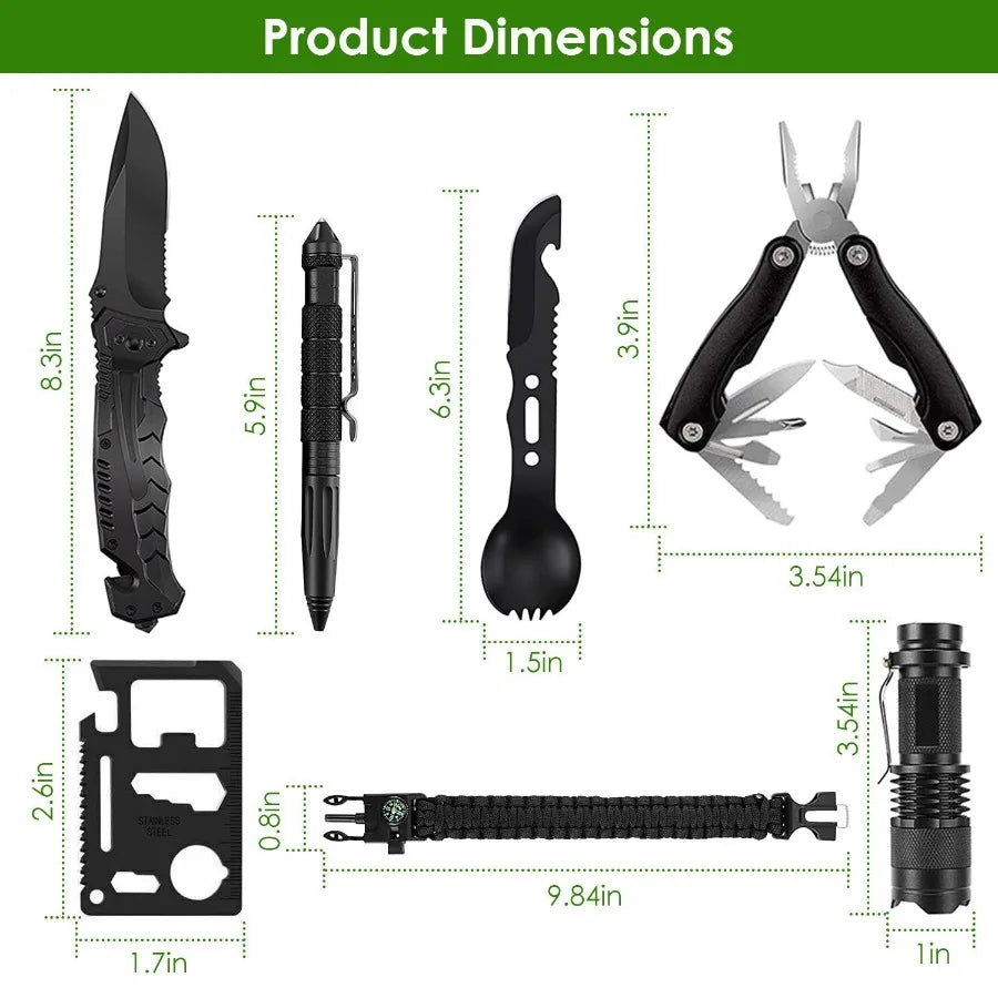 47Pcs Emergency Survival Kit