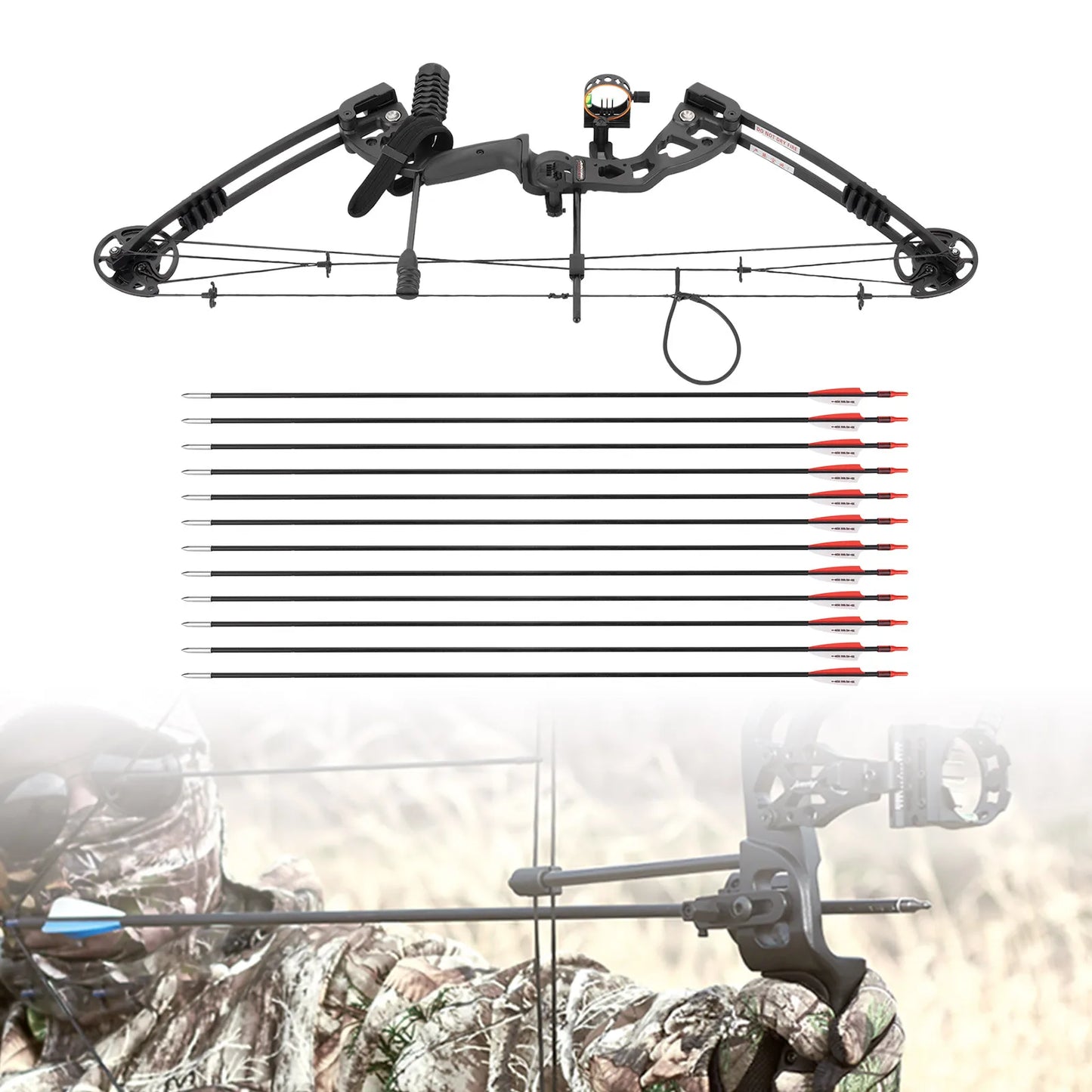 Compound Bow Recurve Bow, Arrows Set