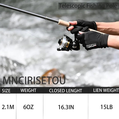 Two Carbon Fiber Fishing Pole