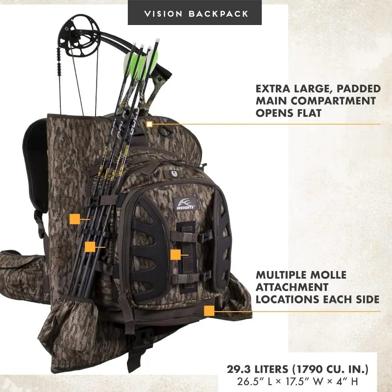 Camouflaged Bow Hunting Pack