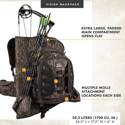 Camouflaged Bow Hunting Pack