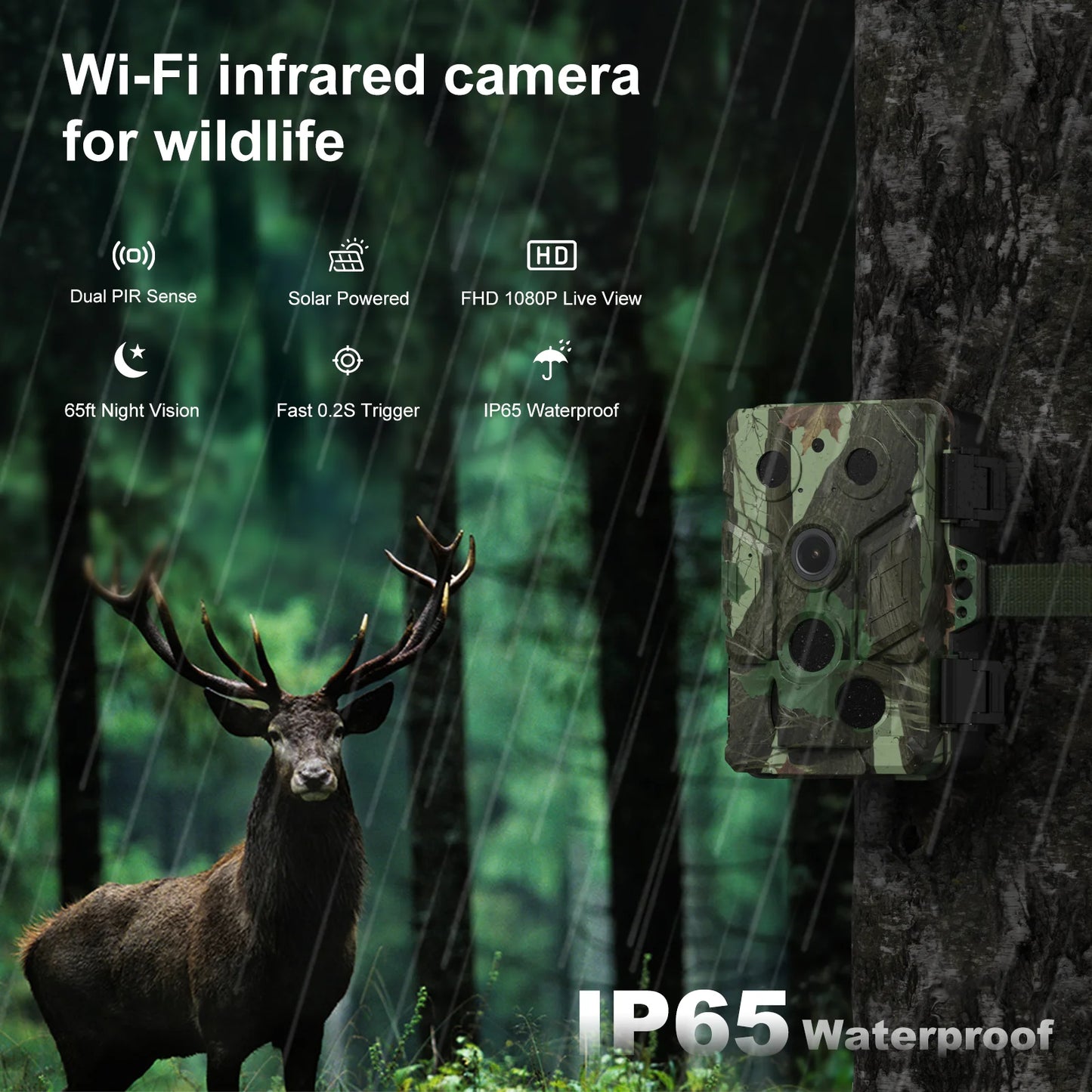 HD real-time monitoring camera