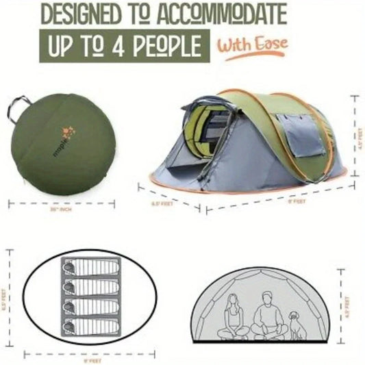 4-Person Pop-Up Tent