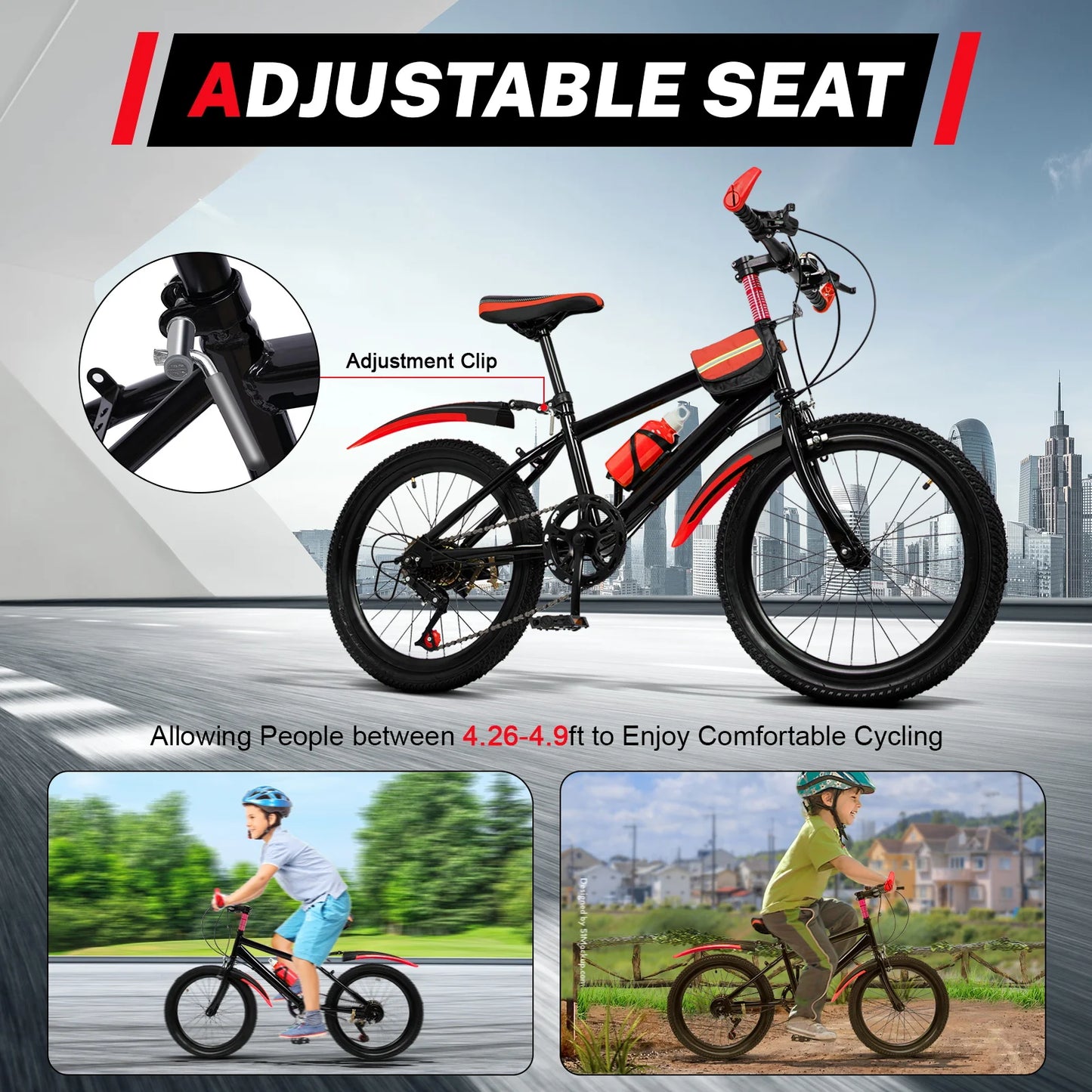7 Speed Child Mountain Bike
