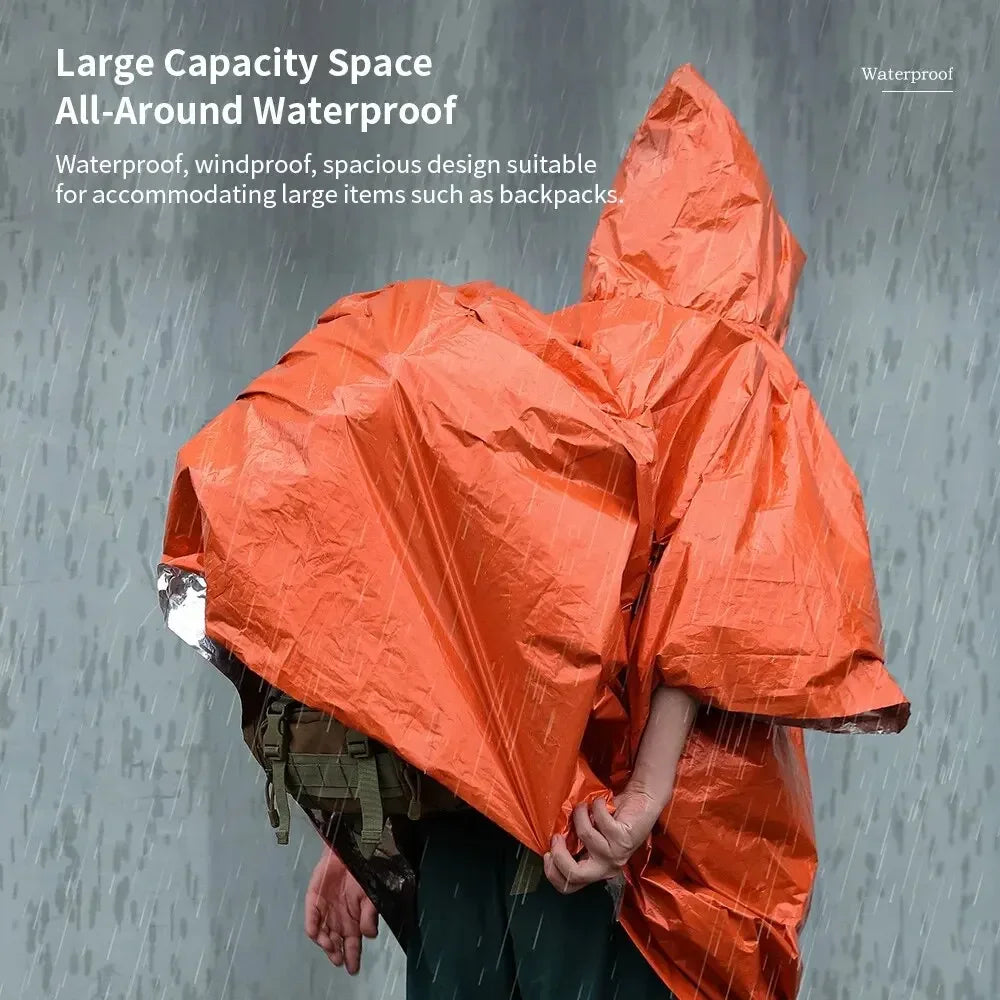 Emergency Raincoat Poncho