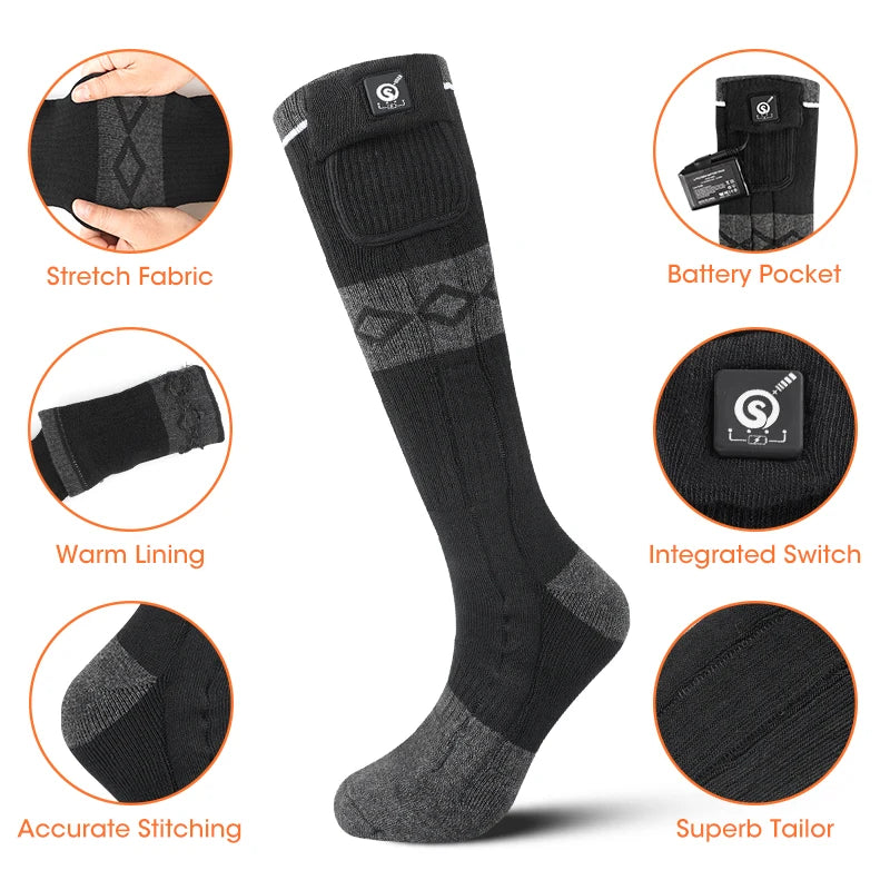 Rechargeable Heated Socks