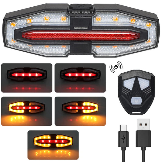 Bicycle Taillight with Turn Signals
