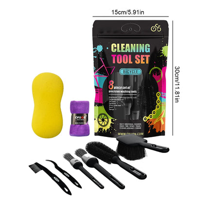 8pcs Bike Cleaning Brush Set