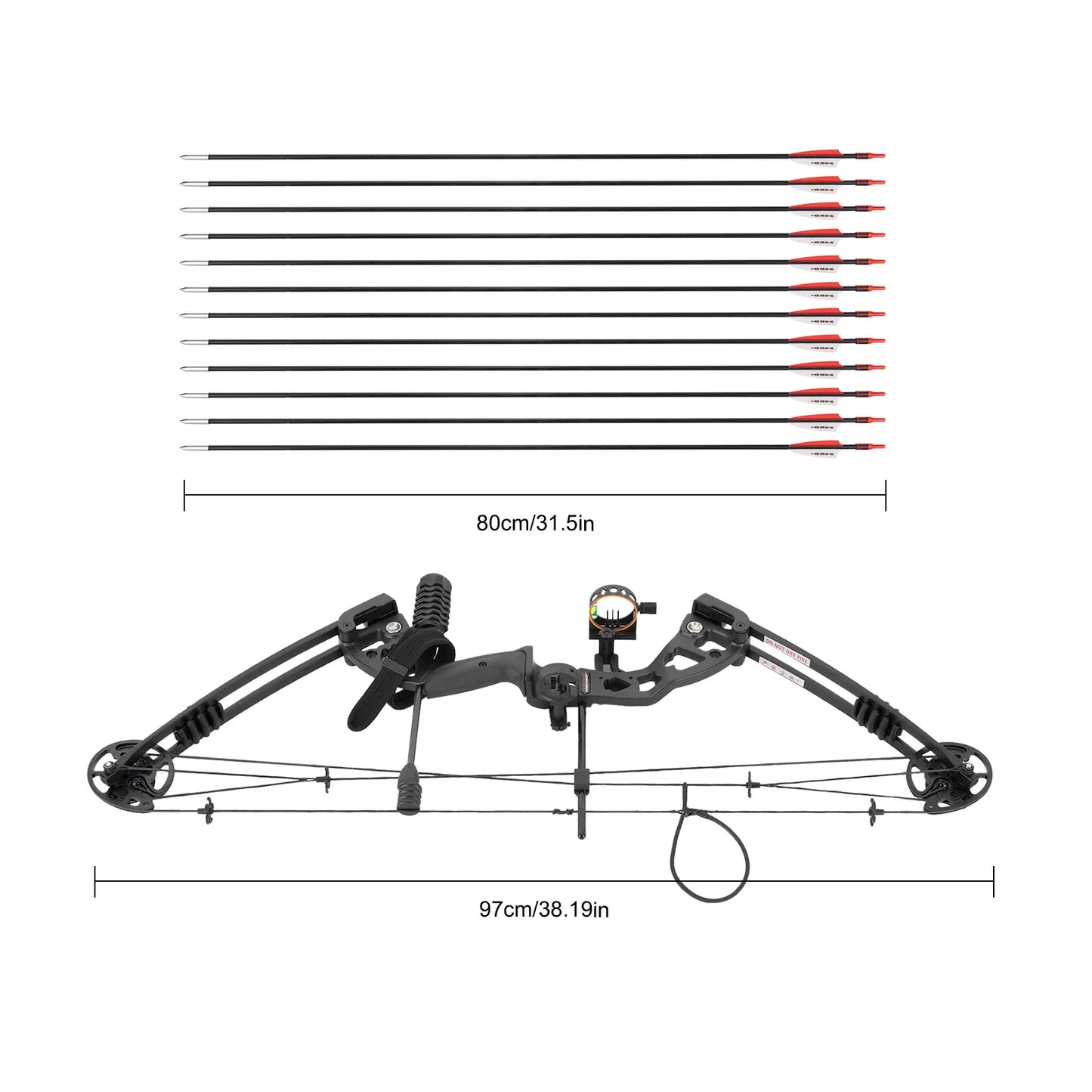 Compound Bow Recurve Bow, Arrows Set