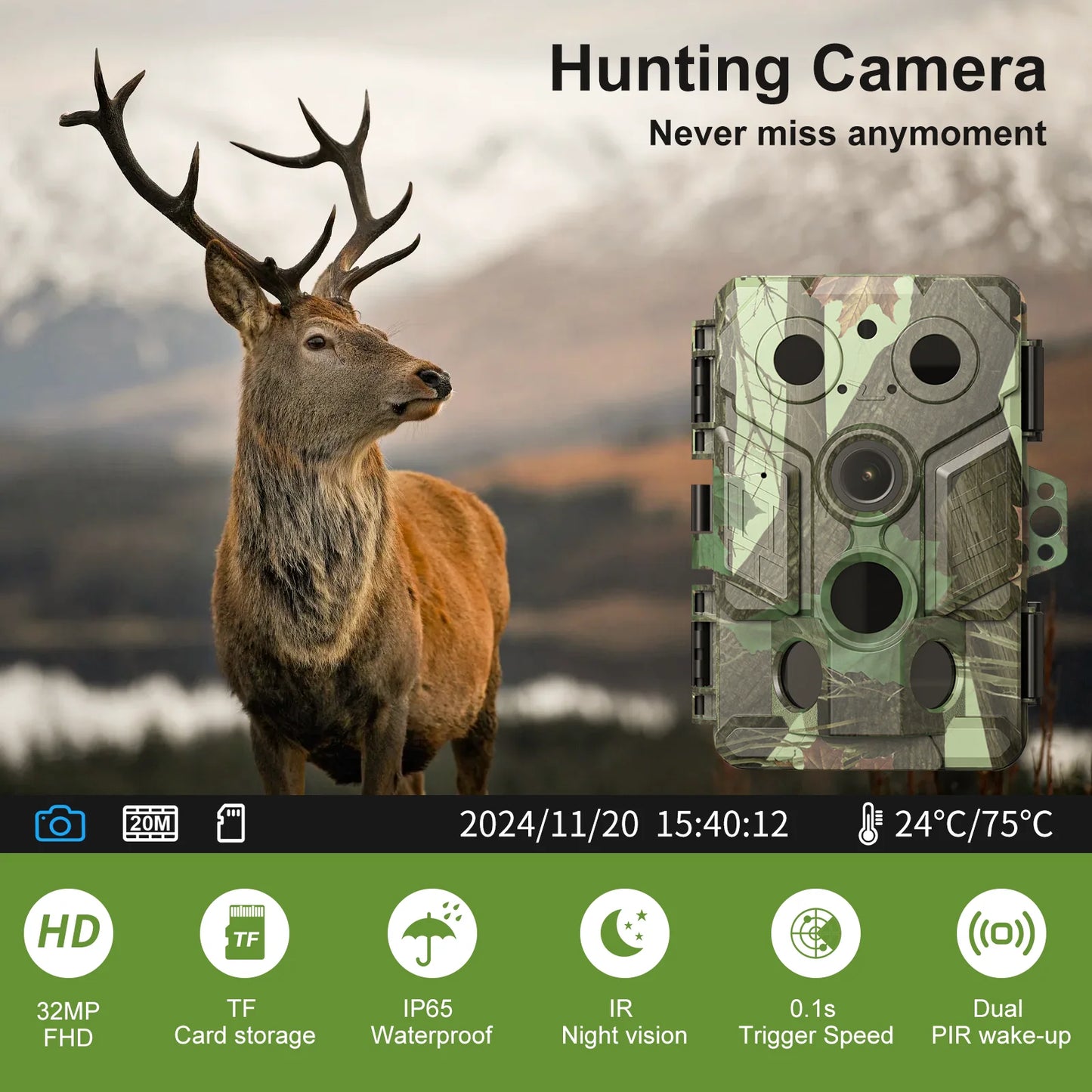 HD real-time monitoring camera