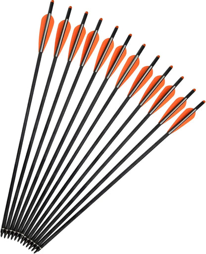 12 Piece Crossbow Bolts Carbon Arrows