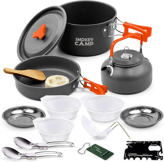 Camping Cookware Kit with Stove