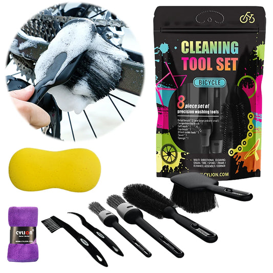 8pcs Bike Cleaning Brush Set