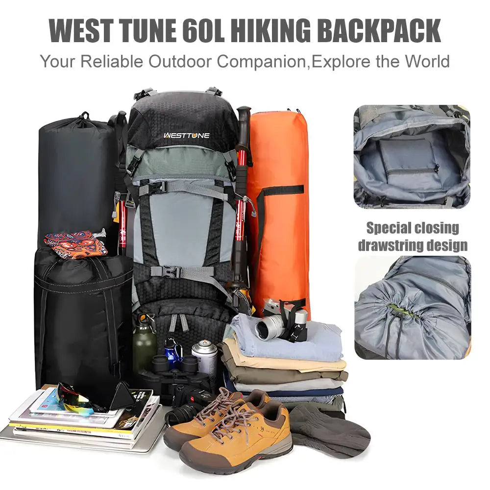 Hiking Backpack with Rain Cover